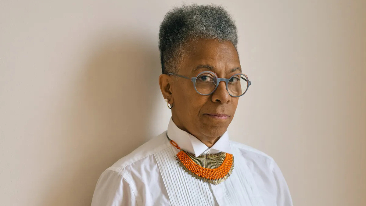 portrait photograph of Ingrid Pollard